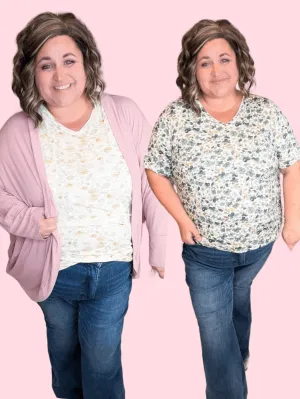 Pocketful of Perfect Short Sleeve Tee in Florals (4 colors)