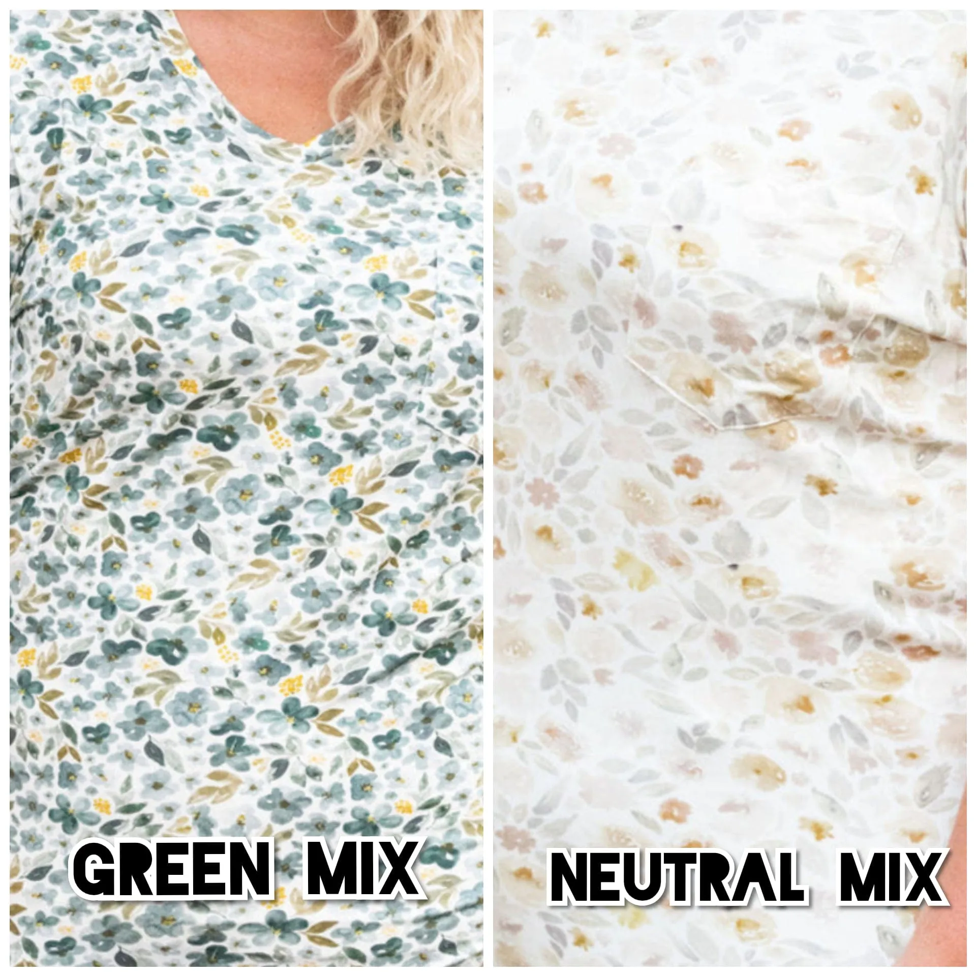Pocketful of Perfect Short Sleeve Tee in Florals (4 colors)