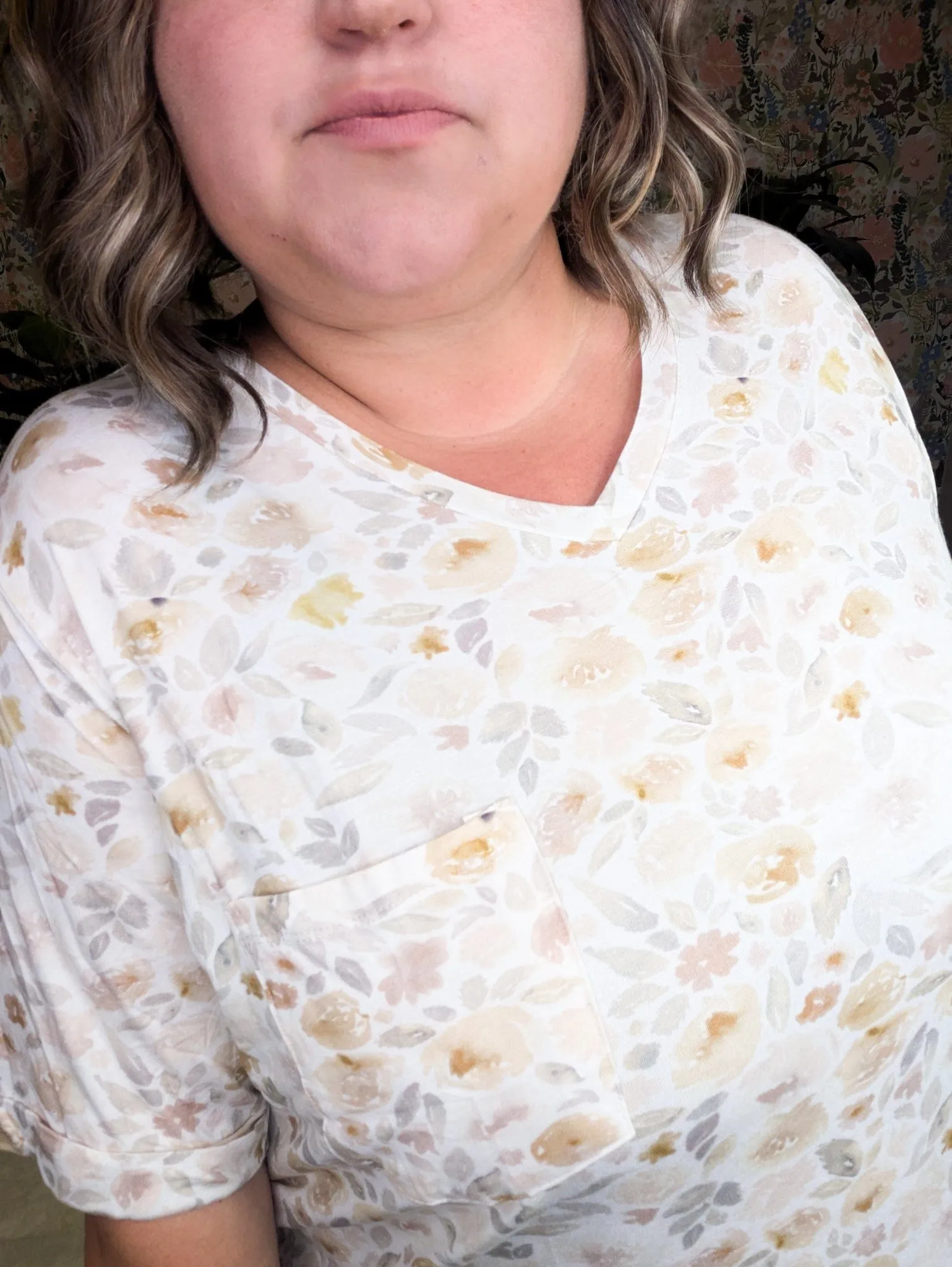 Pocketful of Perfect Short Sleeve Tee in Florals (4 colors)