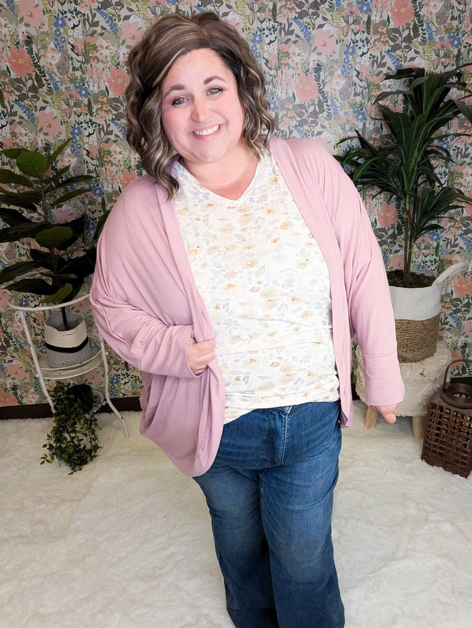 Pocketful of Perfect Short Sleeve Tee in Florals (4 colors)