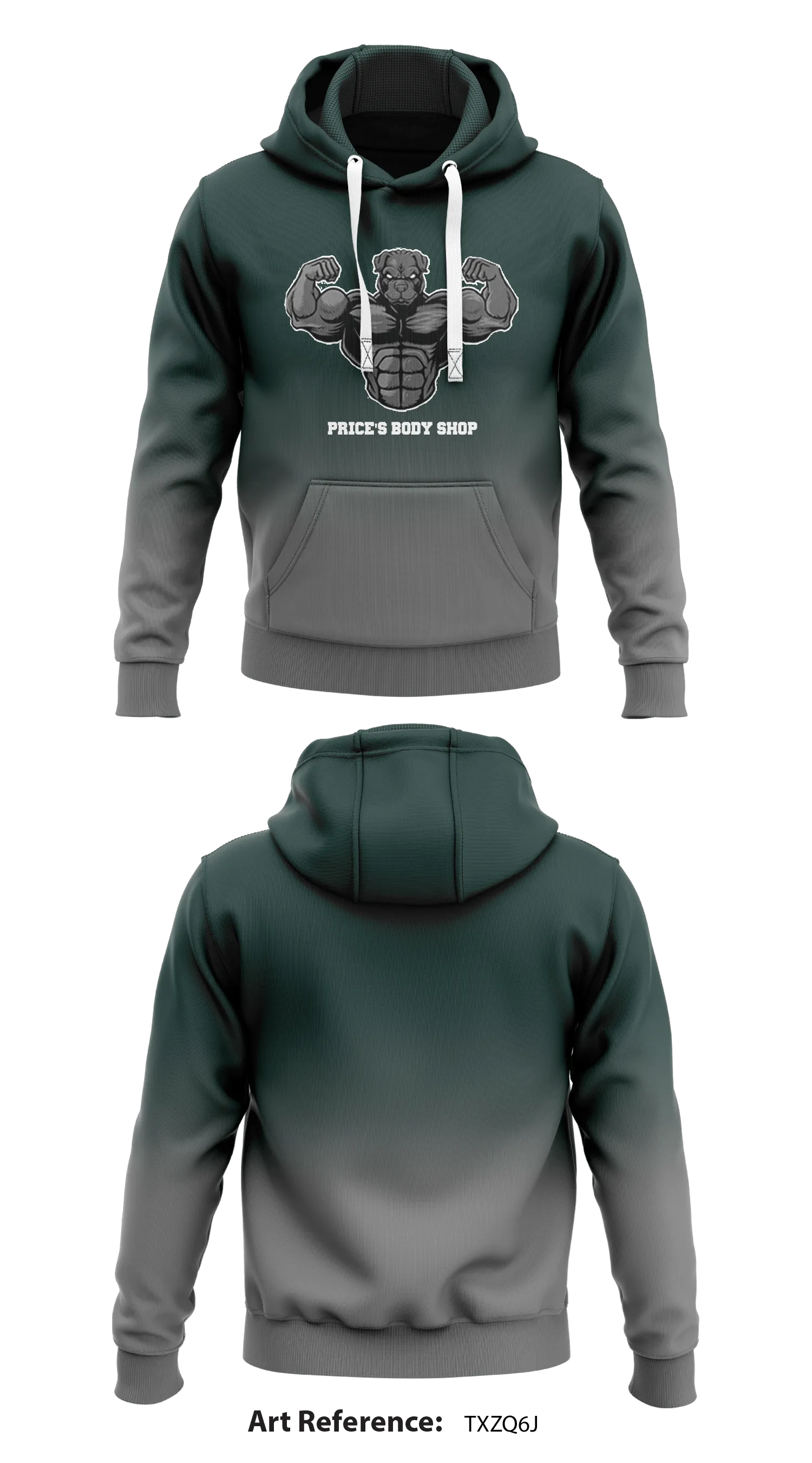 Price's body shop  Core Men's Hooded Performance Sweatshirt - txZQ6j