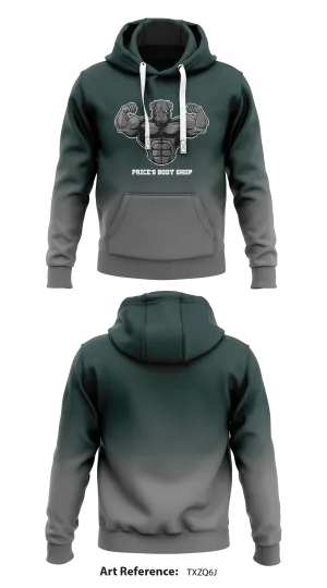 Price's body shop  Core Men's Hooded Performance Sweatshirt - txZQ6j