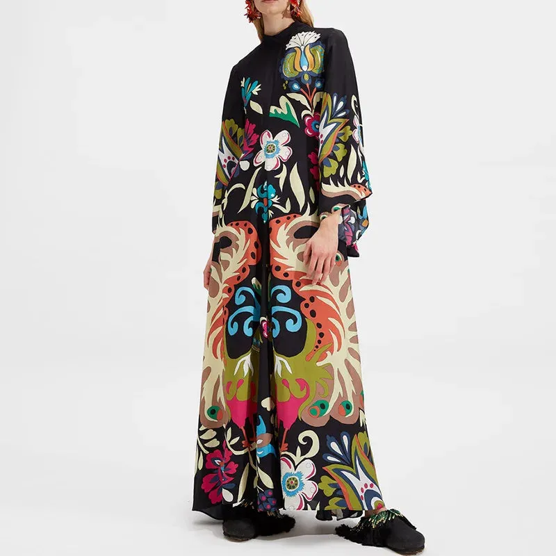 Printing Loose Streetwear Dress