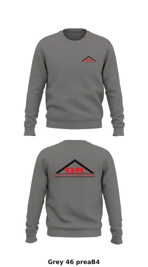 Quick Roofing  Store 1 Core Men's Crewneck Performance Sweatshirt - preaB4
