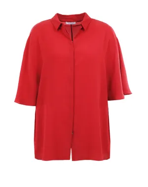 RED LOOSE SHIRT