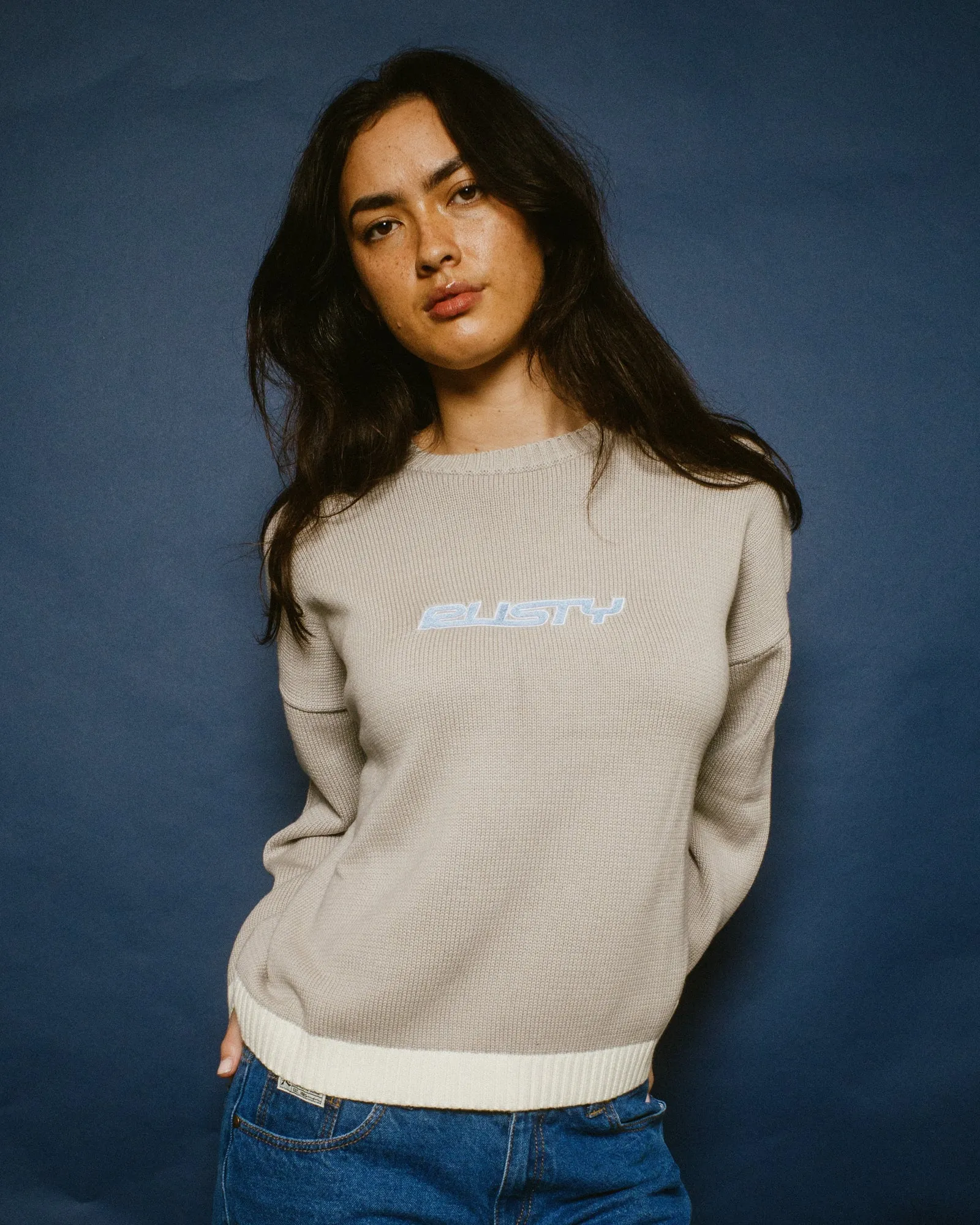 Rider Relaxed Crew Knit