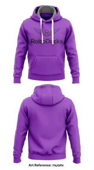 RoboDucks Store 1  Core Men's Hooded Performance Sweatshirt - FNJgph