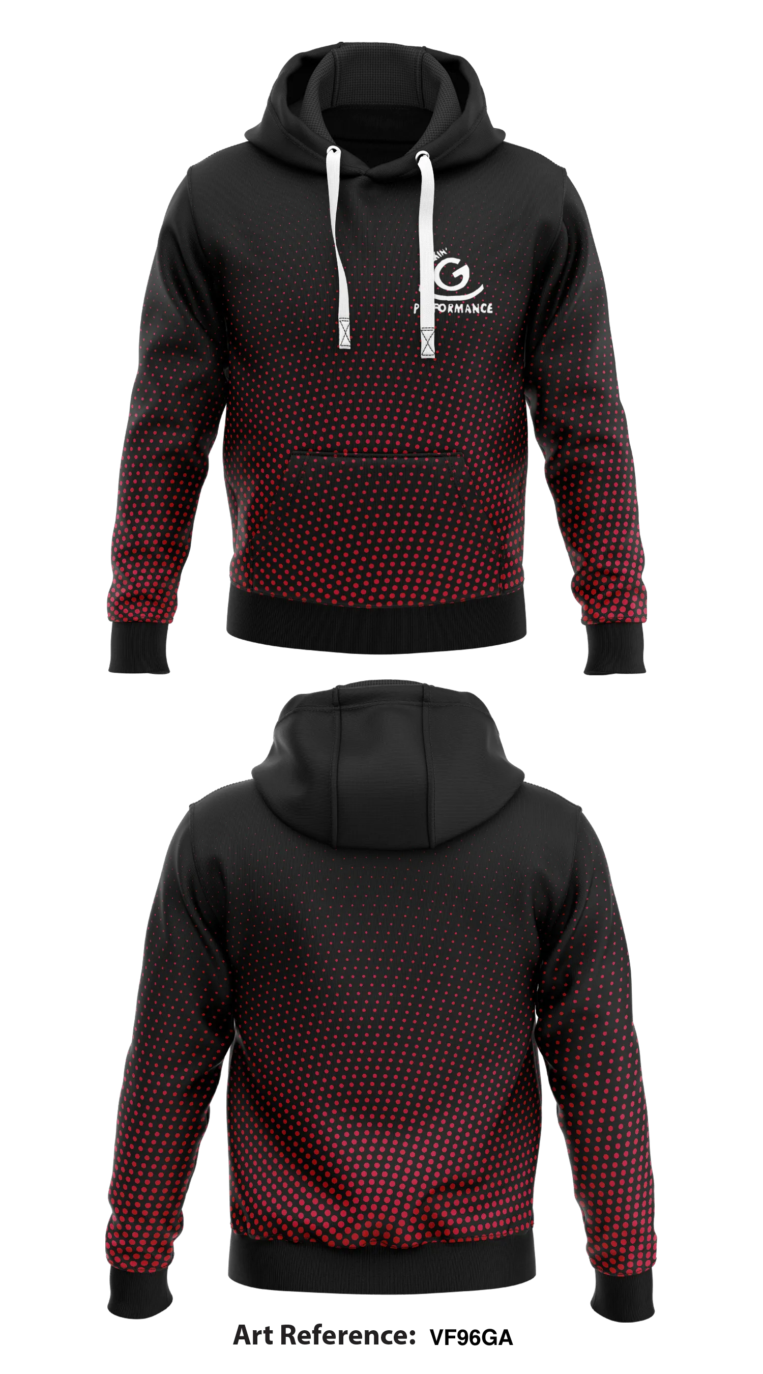 Rockin G Performance Bulls and Horses  Core Men's Hooded Performance Sweatshirt - vF96gA