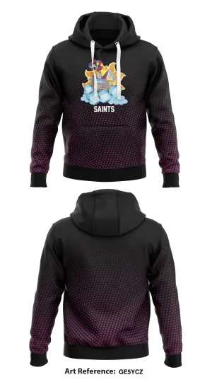 Saints2  Core Men's Hooded Performance Sweatshirt - GE5YCZ