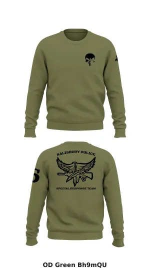 Salisbury PD SRT Store 1 Core Men's Crewneck Performance Sweatshirt - Bh9mQU
