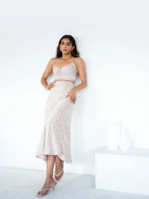 Satin Bias Skirt
