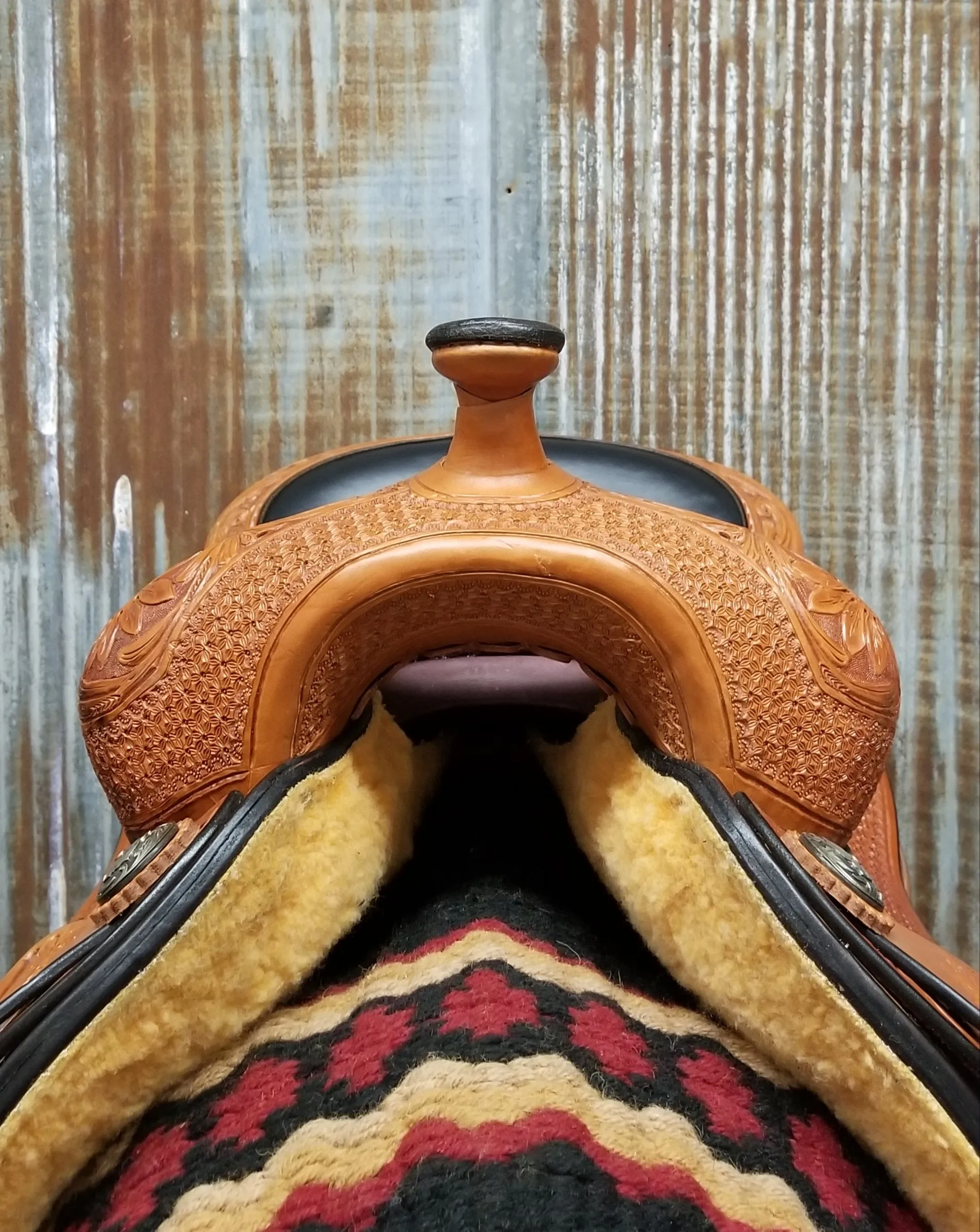 Scott Thomas Medium Oil Snowflake Reiner Saddle