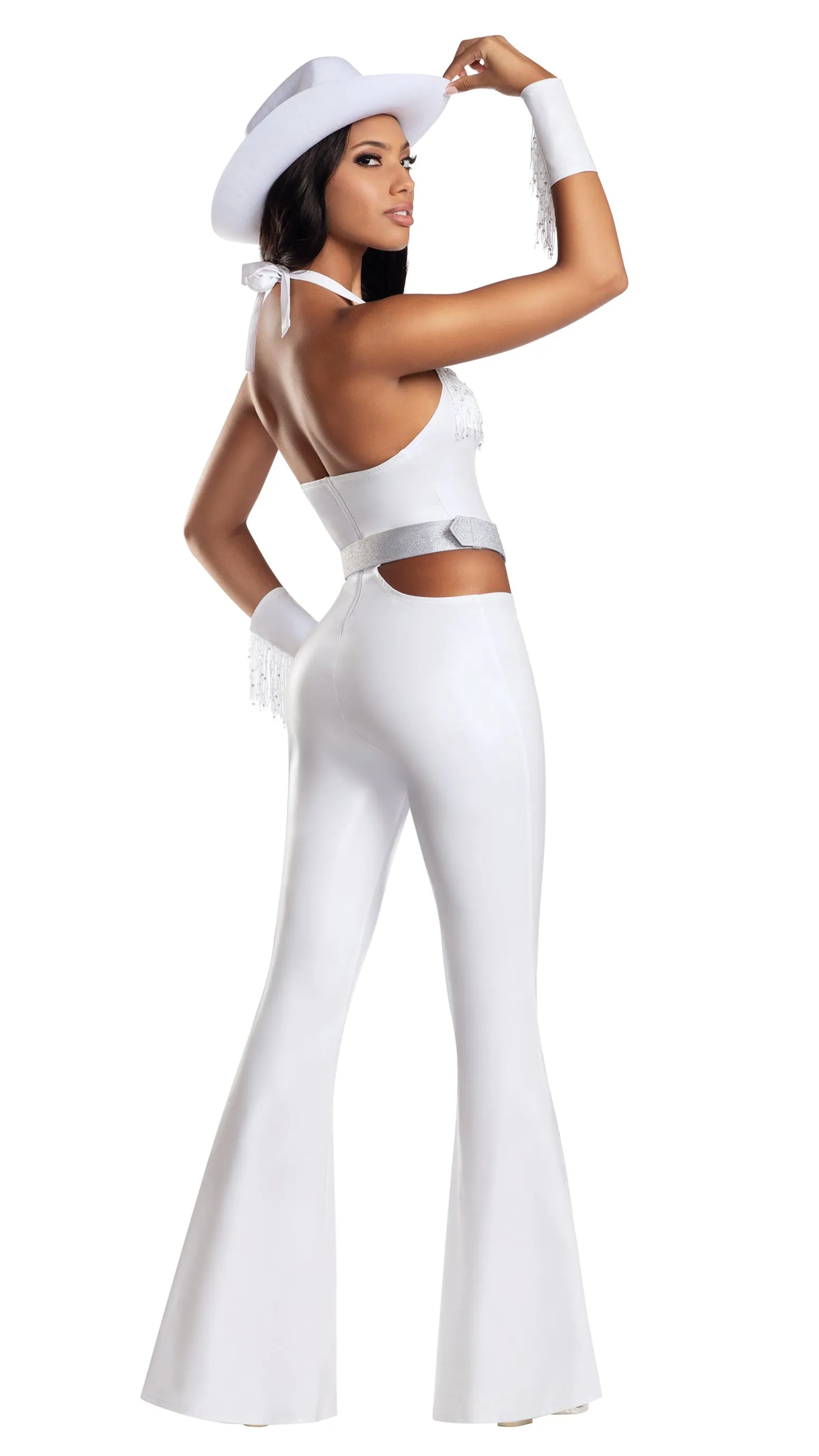 Sexy Queen Bey White Western Cowgirl Icon Costume
