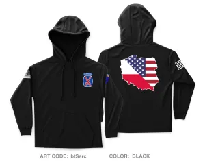 SGS 10th Mountain Div Core Men's Hooded Performance Sweatshirt - btSarc