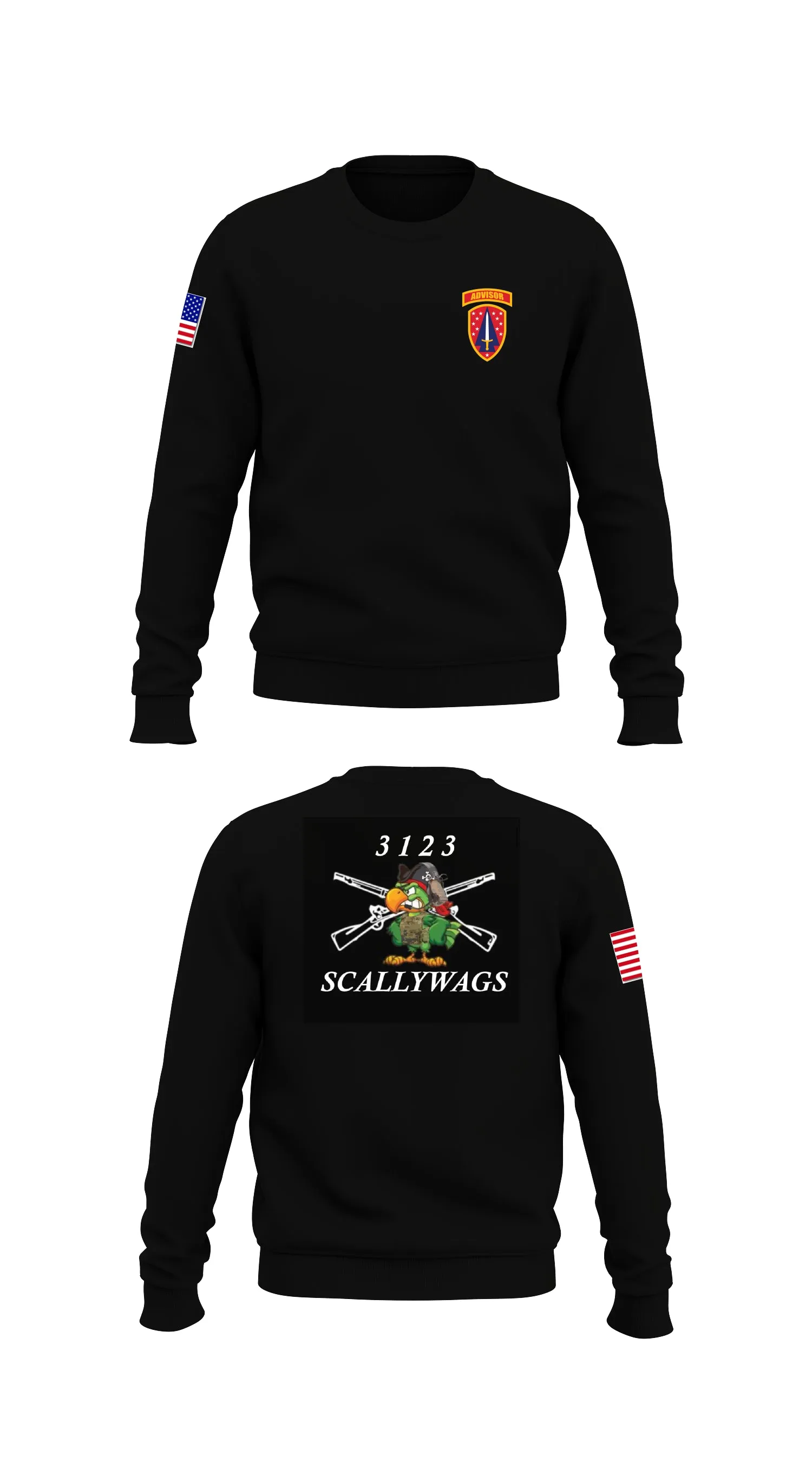 Skallywags Store 1 Core Men's Crewneck Performance Sweatshirt - 47880441542