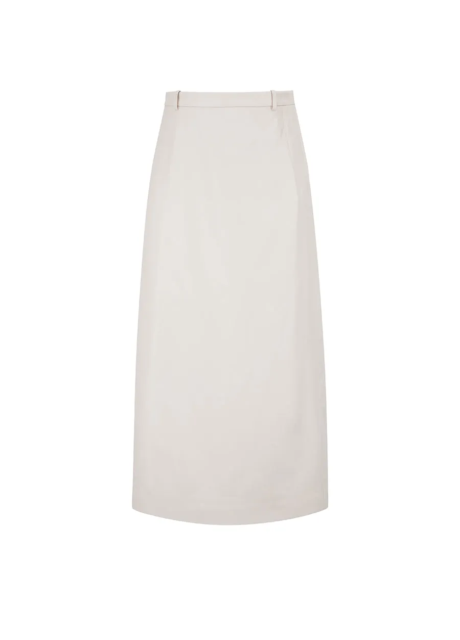 Skirt / JNBY Faux Leather Maxi Skirt