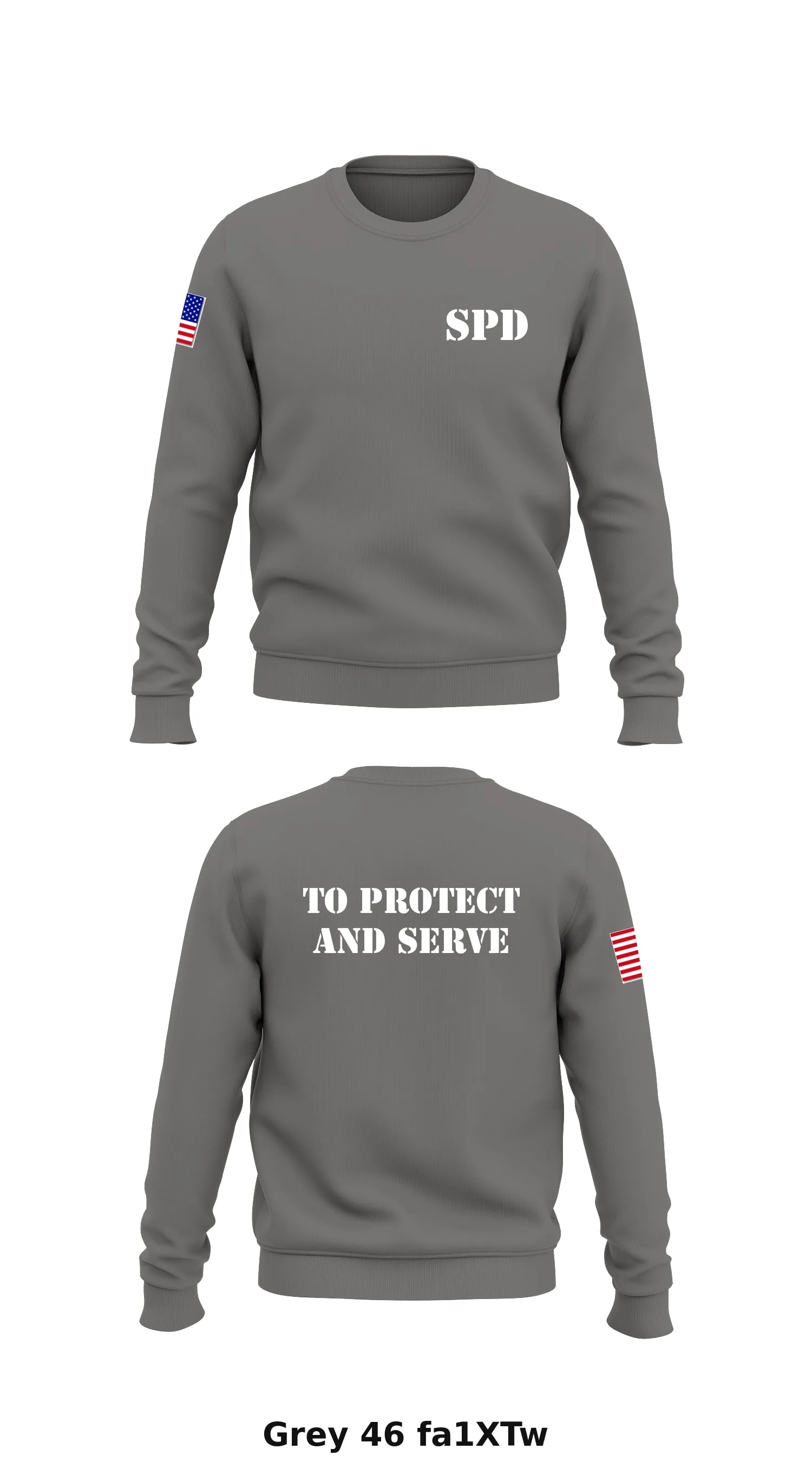 SPD Store 1 Core Men's Crewneck Performance Sweatshirt - fa1XTw