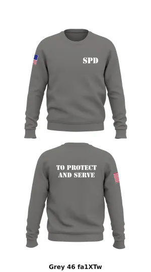 SPD Store 1 Core Men's Crewneck Performance Sweatshirt - fa1XTw