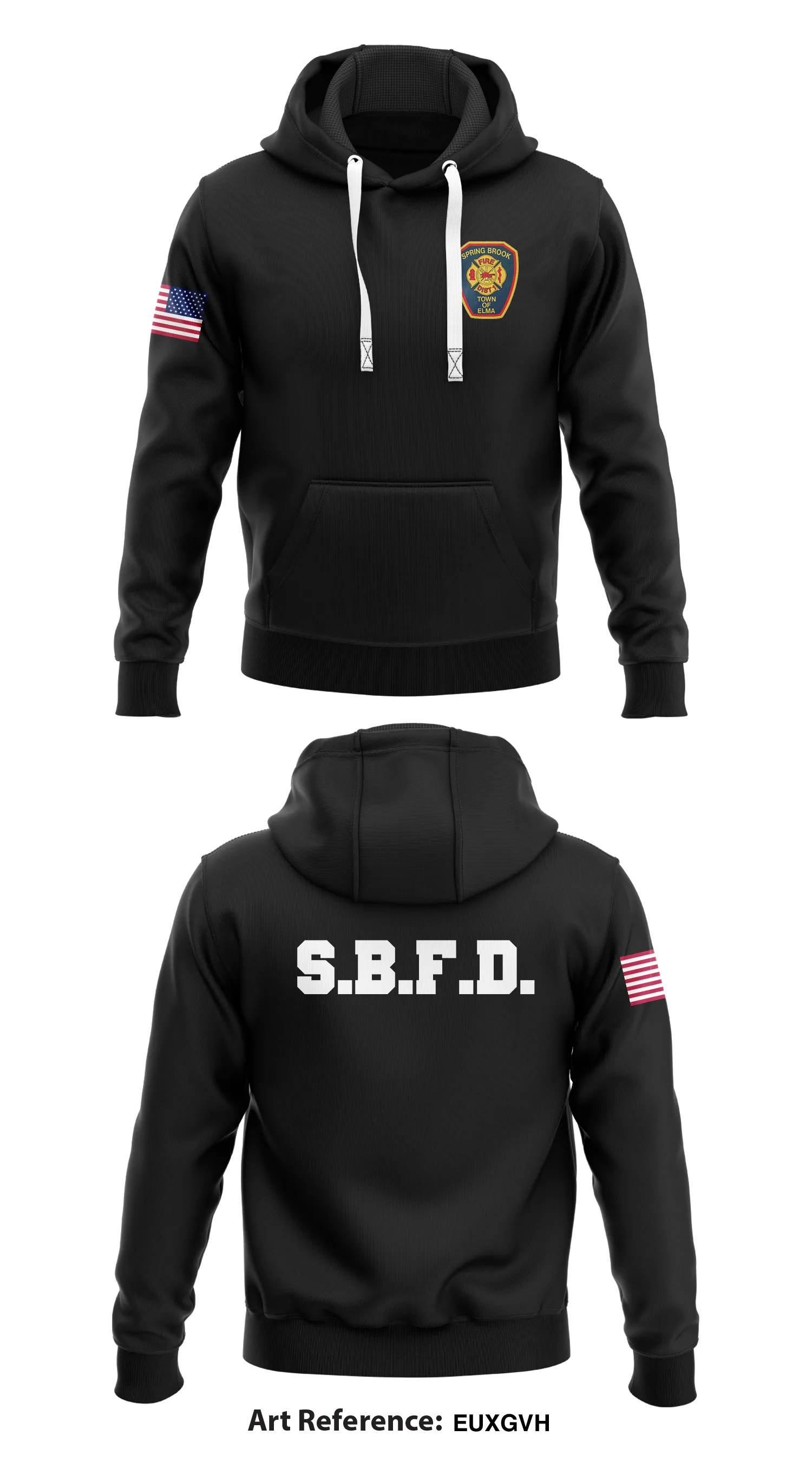 Spring Brook Fire Dist Store 1  Core Men's Hooded Performance Sweatshirt - EuXgvH