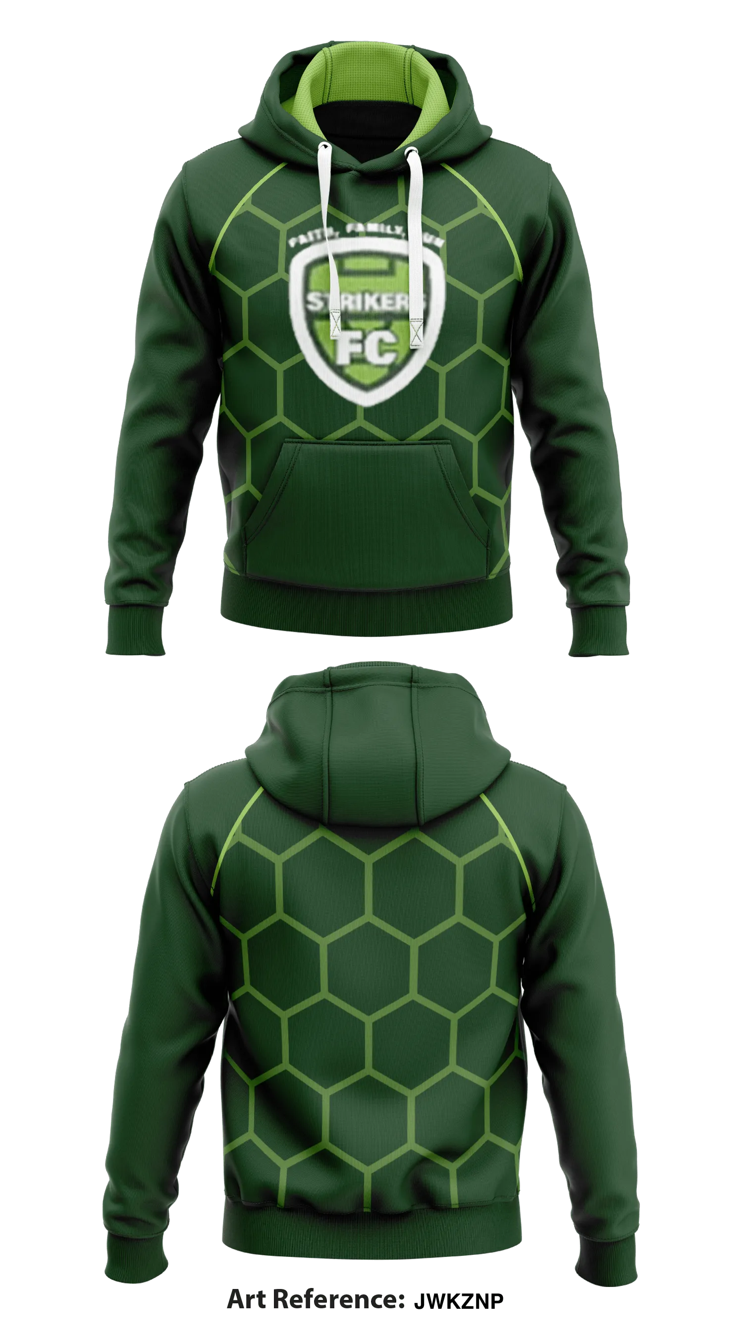 Strikers FC  Core Men's Hooded Performance Sweatshirt - JWKzNp
