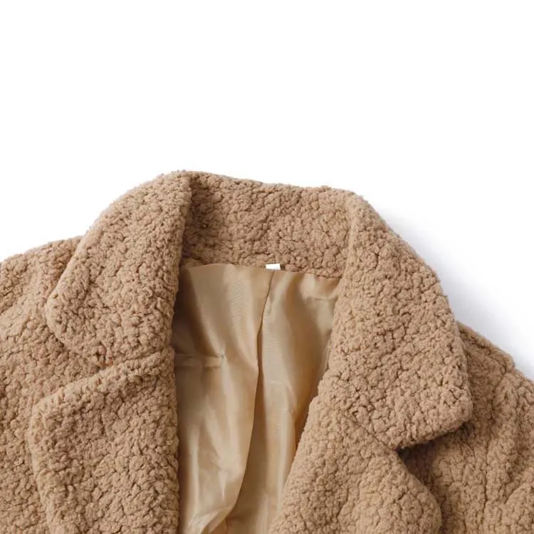 Stunncal Long-Sleeved Lapel Plush Jacket(7 colors)