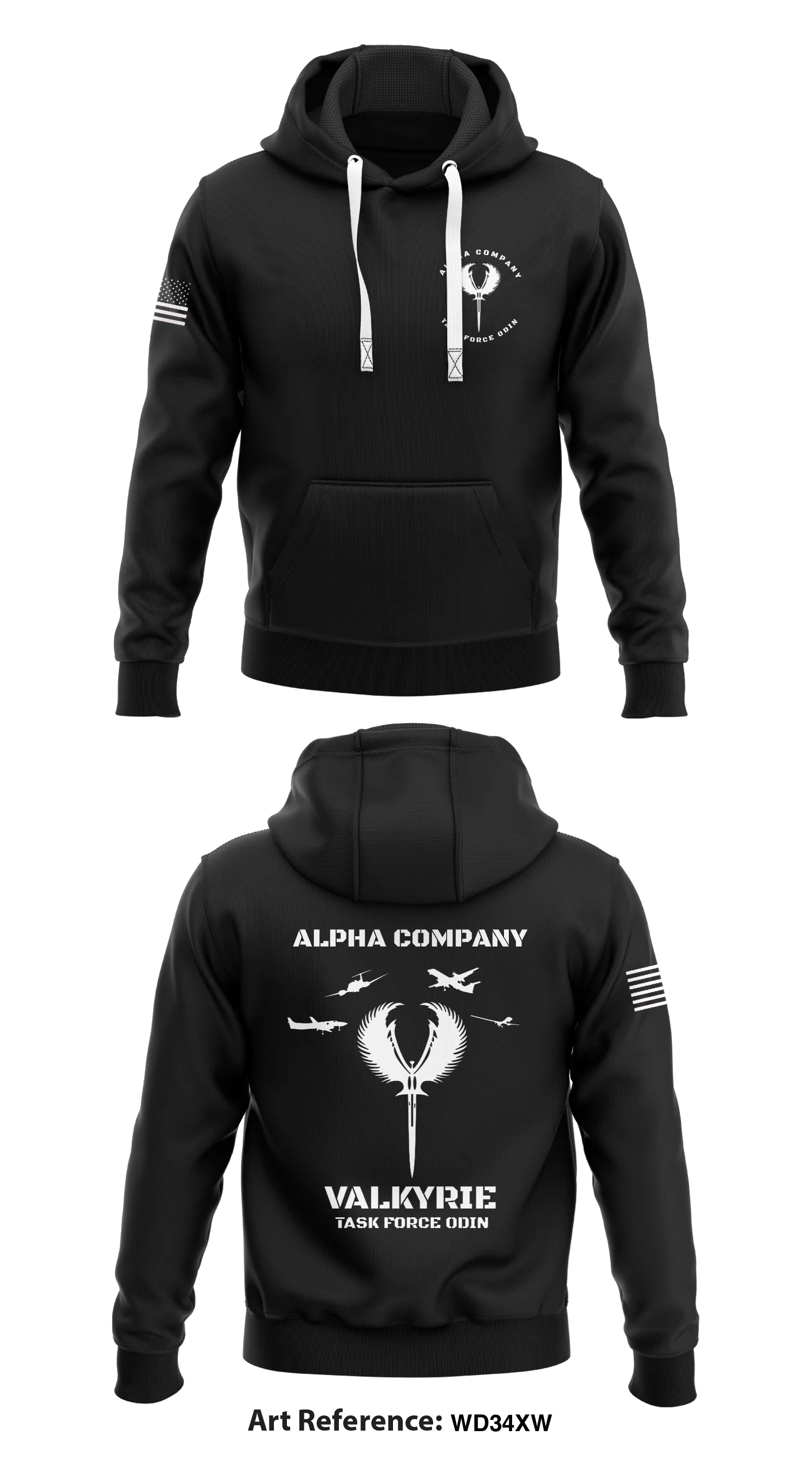 Task Force Odin Store 1 Core Men's Hooded Performance Sweatshirt - WD34XW