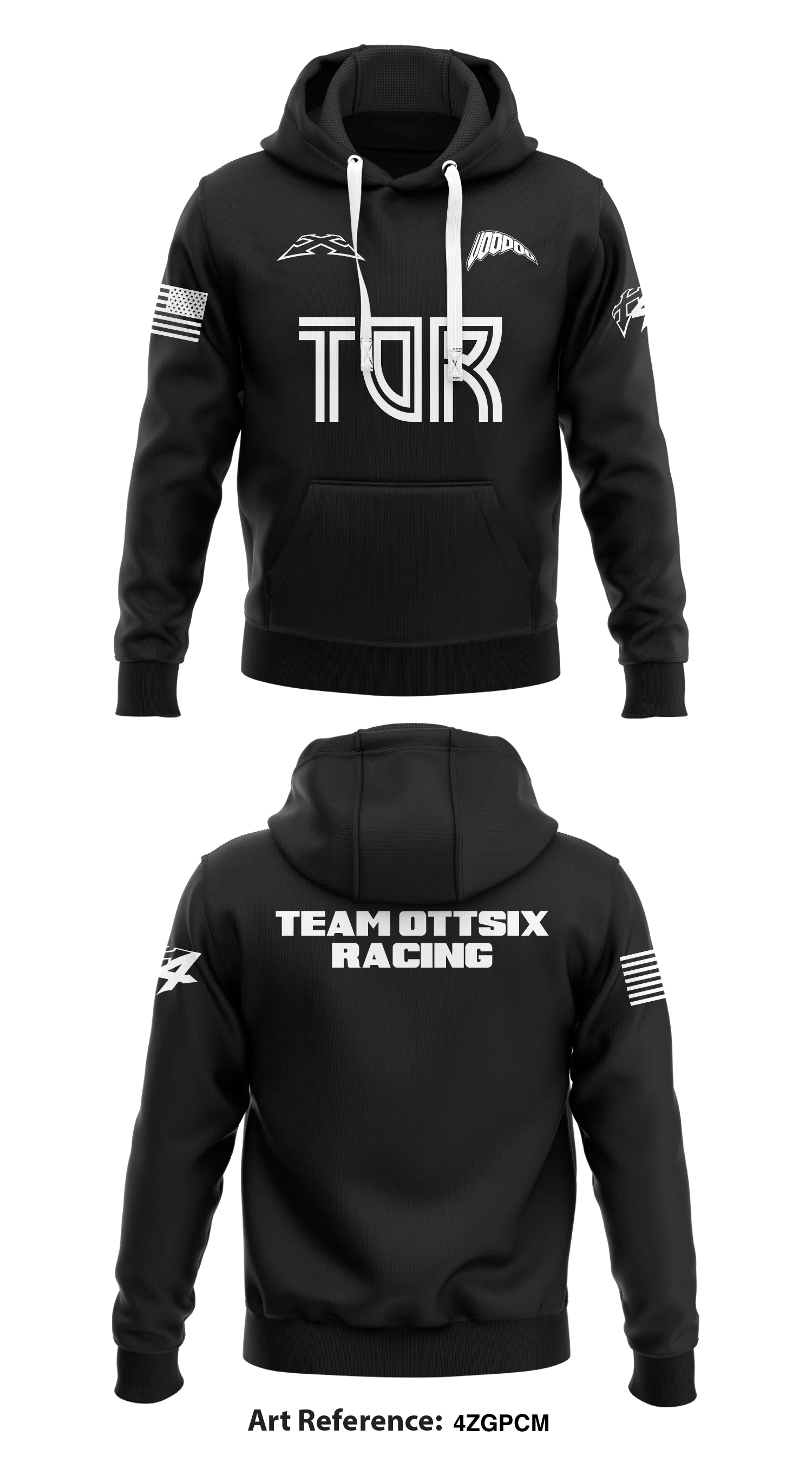 Team Ottsix Racing  Store 1  Core Men's Hooded Performance Sweatshirt - 4zGPcM