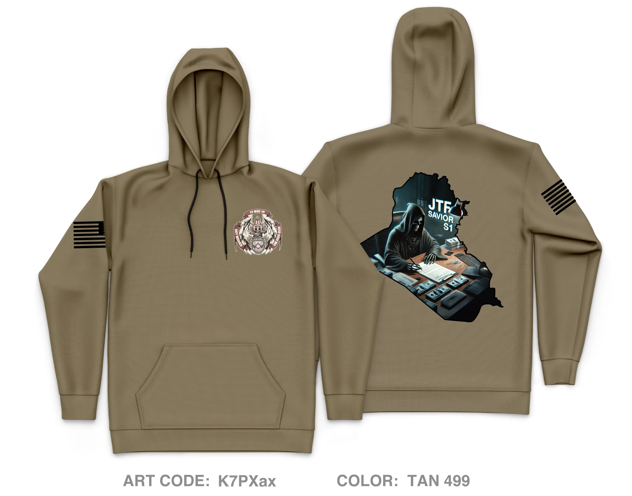 TF Savior Core Men's Hooded Performance Sweatshirt - K7PXax