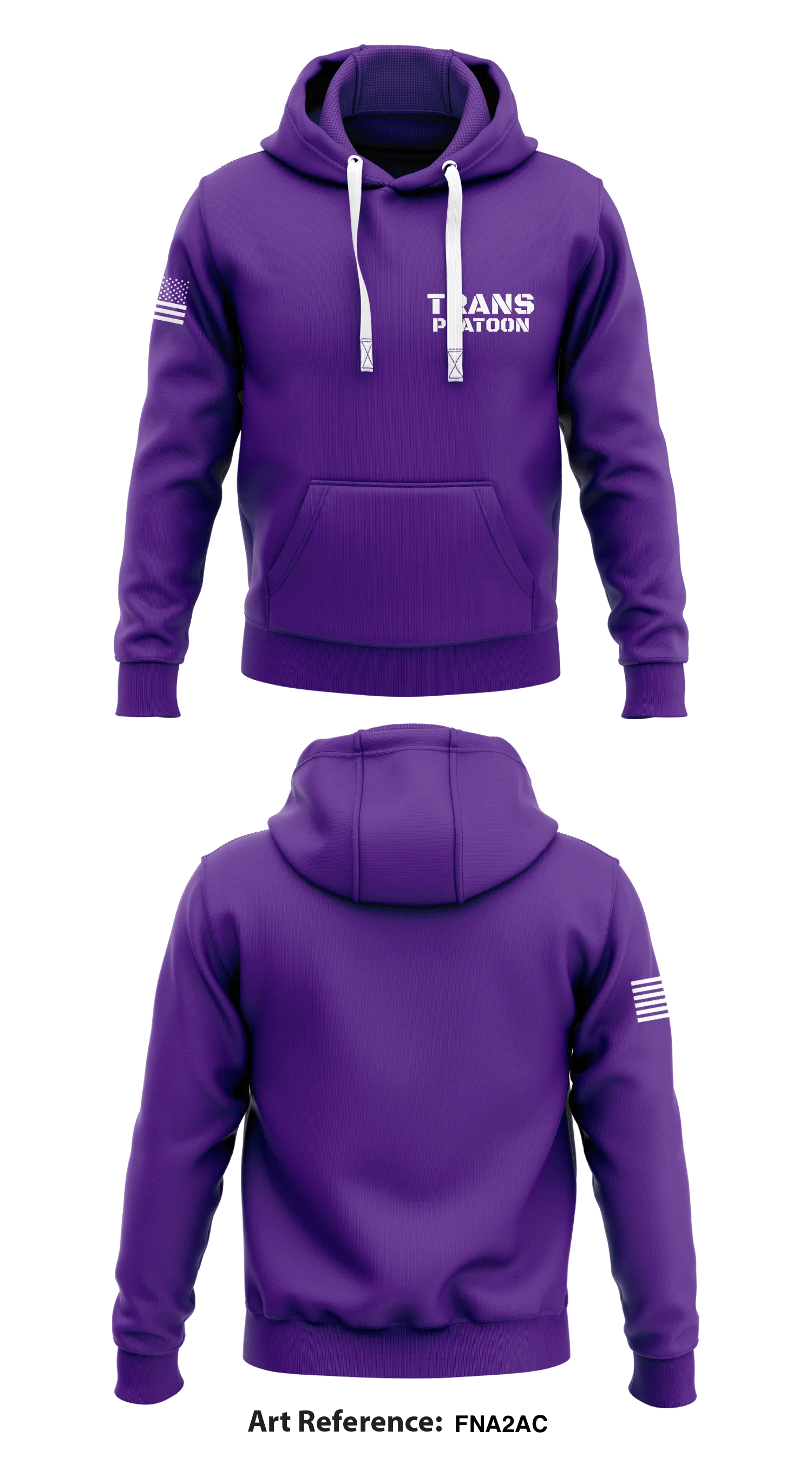 TRANS PLATOON  Store 1  Core Men's Hooded Performance Sweatshirt - FNa2AC