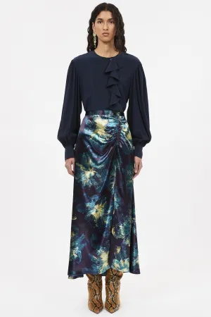 Ulla Johnson Ines Skirt in Lazuli