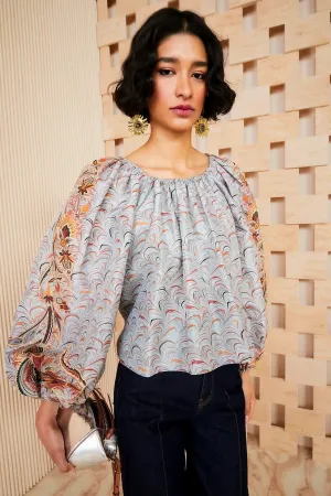 Ulla Johnson - Lavinia Blouse in Chalcedony