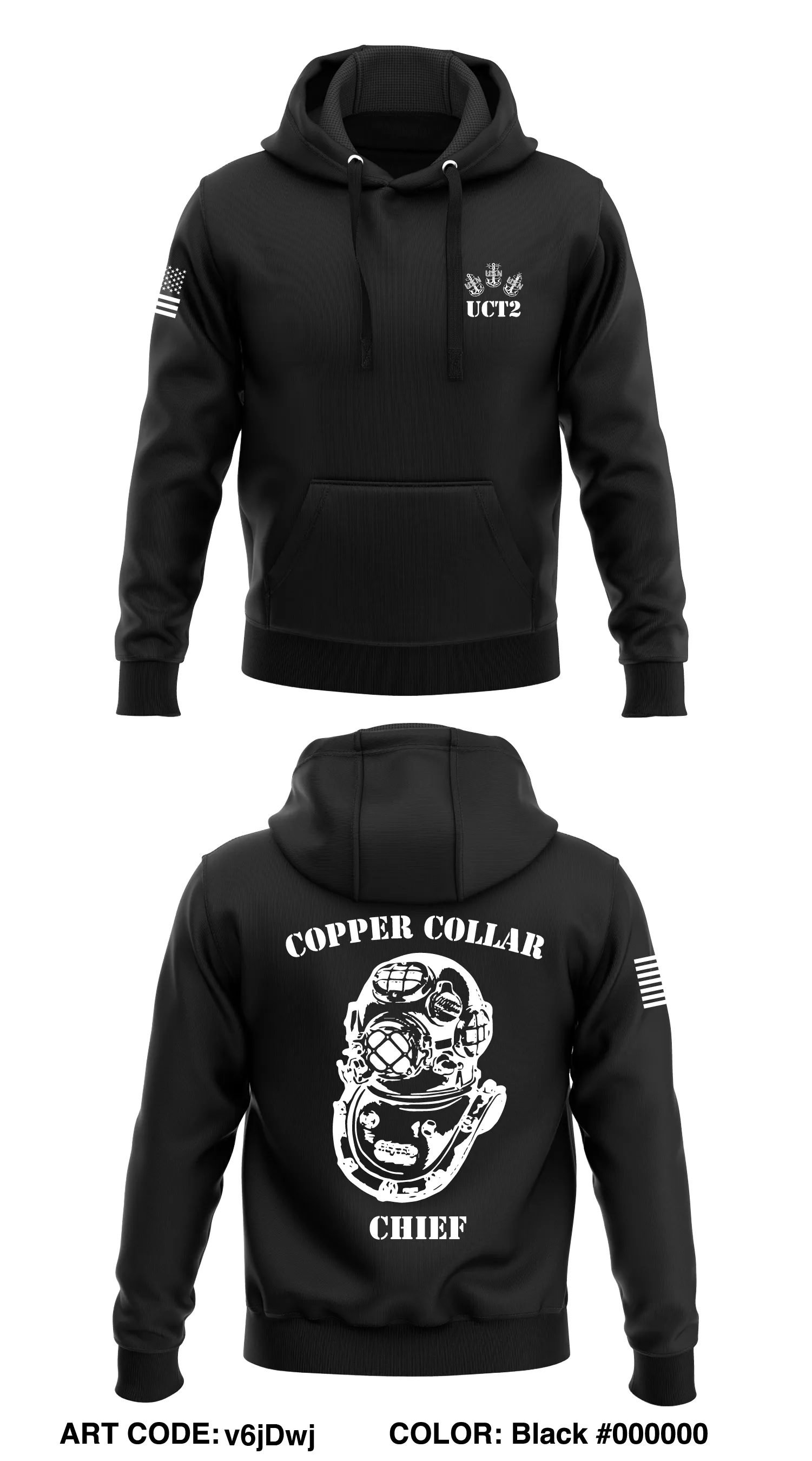 Underwater Construction Team TWO  Store 1  Core Men's Hooded Performance Sweatshirt - v6jDwj