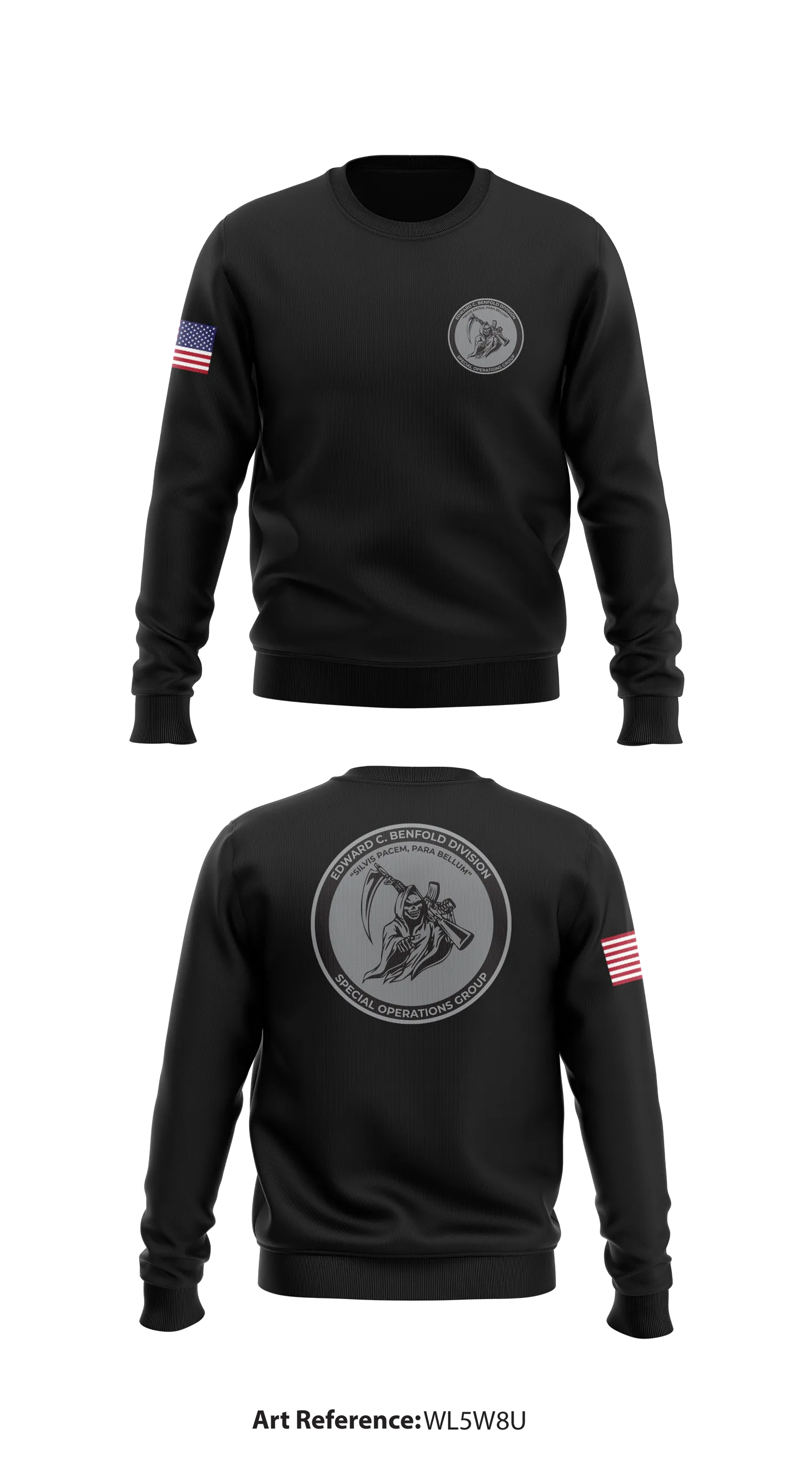 USNSCC Special Operations Group Store 1 Core Men's Crewneck Performance Sweatshirt - wL5W8U