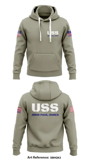 USS JOHN PAUL JONES  Store 1  Core Men's Hooded Performance Sweatshirt - sbHqk2