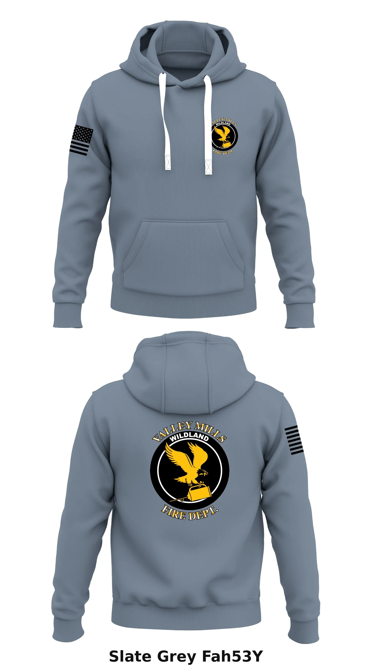 Valley Mills VFD Store 1  Core Men's Hooded Performance Sweatshirt - Fah53Y