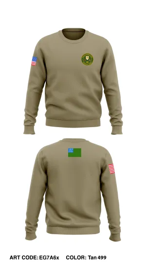 Vermont ARNG G4 Core Men's Crewneck Performance Sweatshirt - EG7A6x