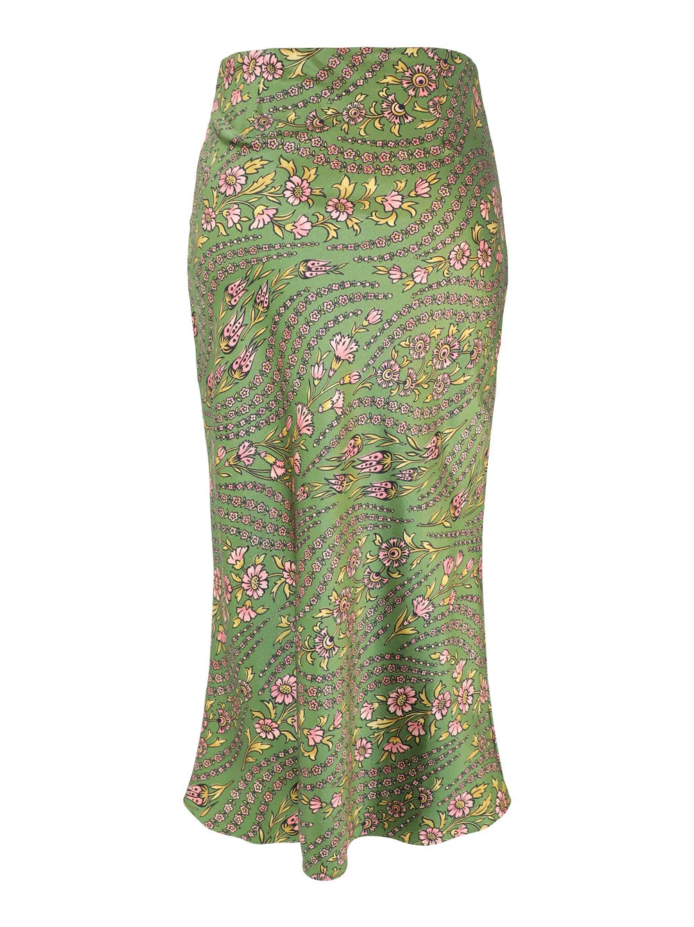 Veronica Beard Clover Skirt in Lemongrass Multi
