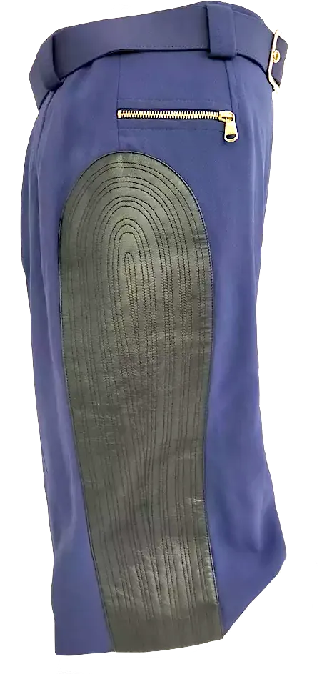 Versace Italy. Electric Lavender/Purple Wool, Rayon, Leather Skirts