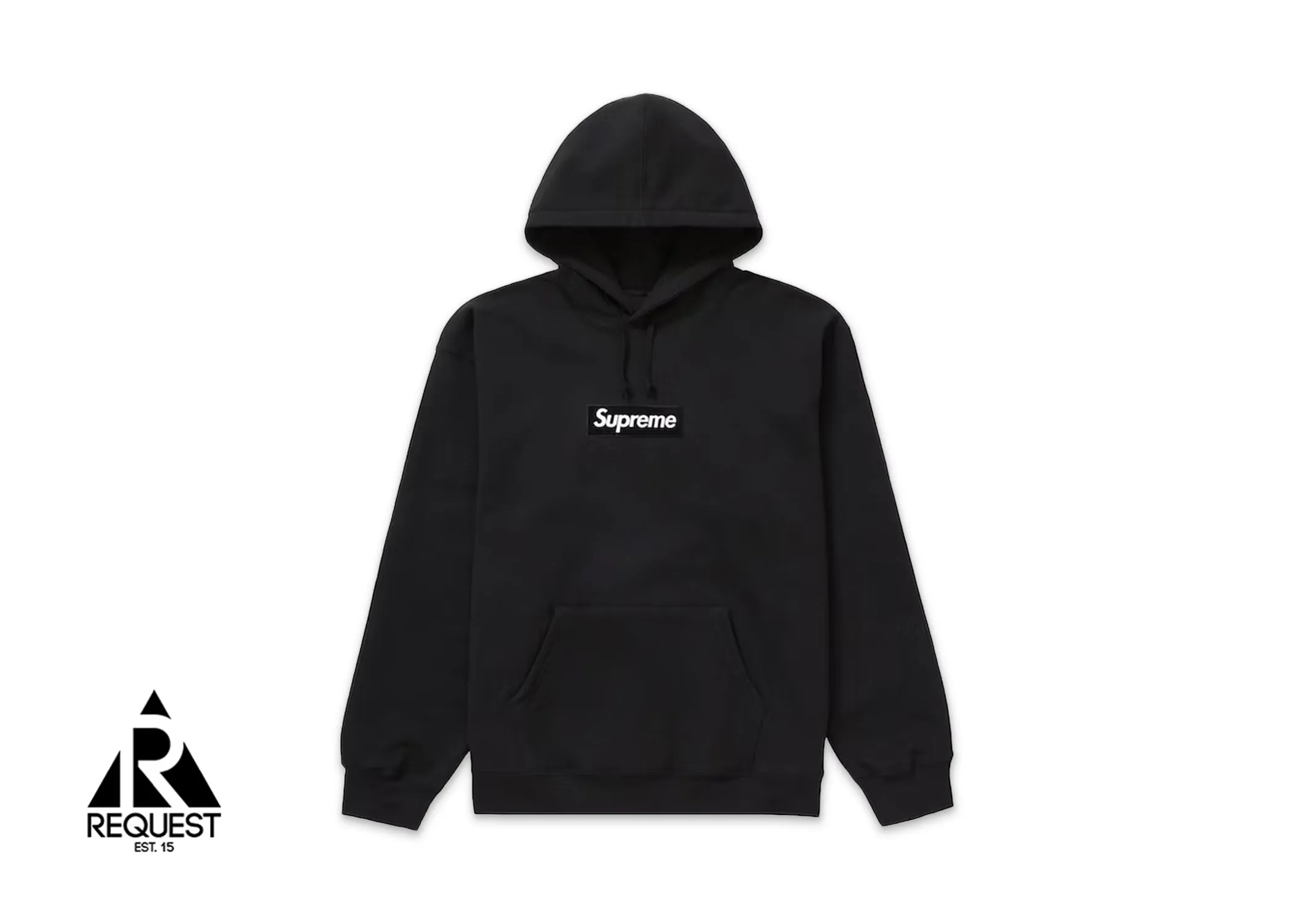 West Hollywood Box Logo Hooded Sweatshirt “Black”