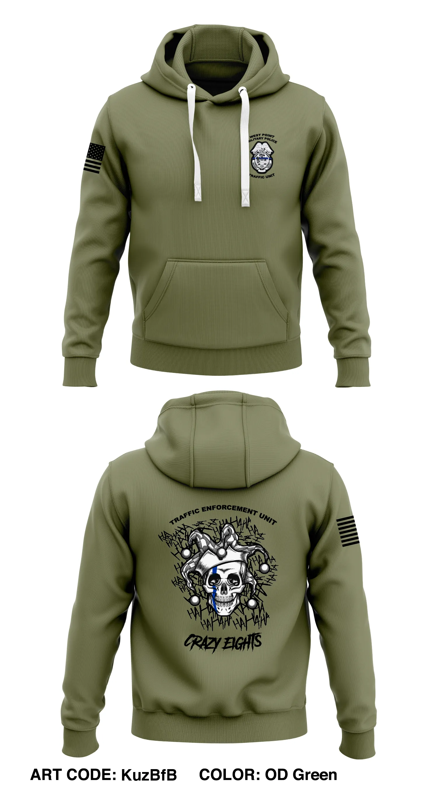 WEST POINT MILITARY POLICE  Store 1  Core Men's Hooded Performance Sweatshirt - B3bmXw