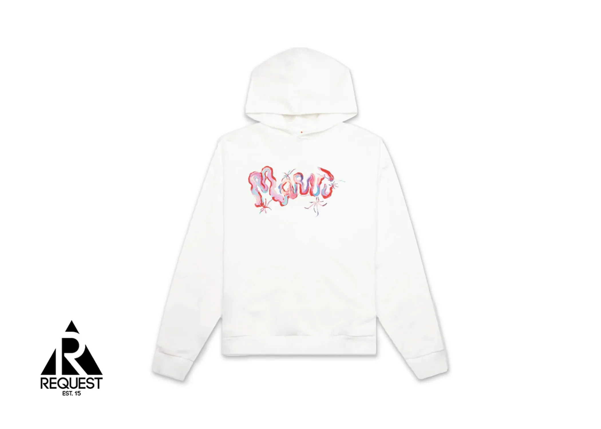 Whirl Logo Hooded Sweatshirt "White"