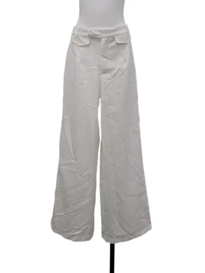 White Flared Pants