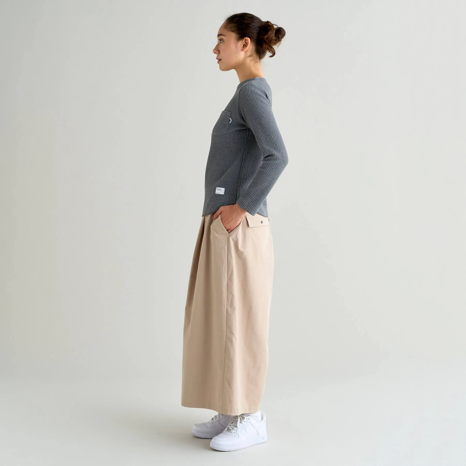 WIDE FLARED PANTS(WOMEN)