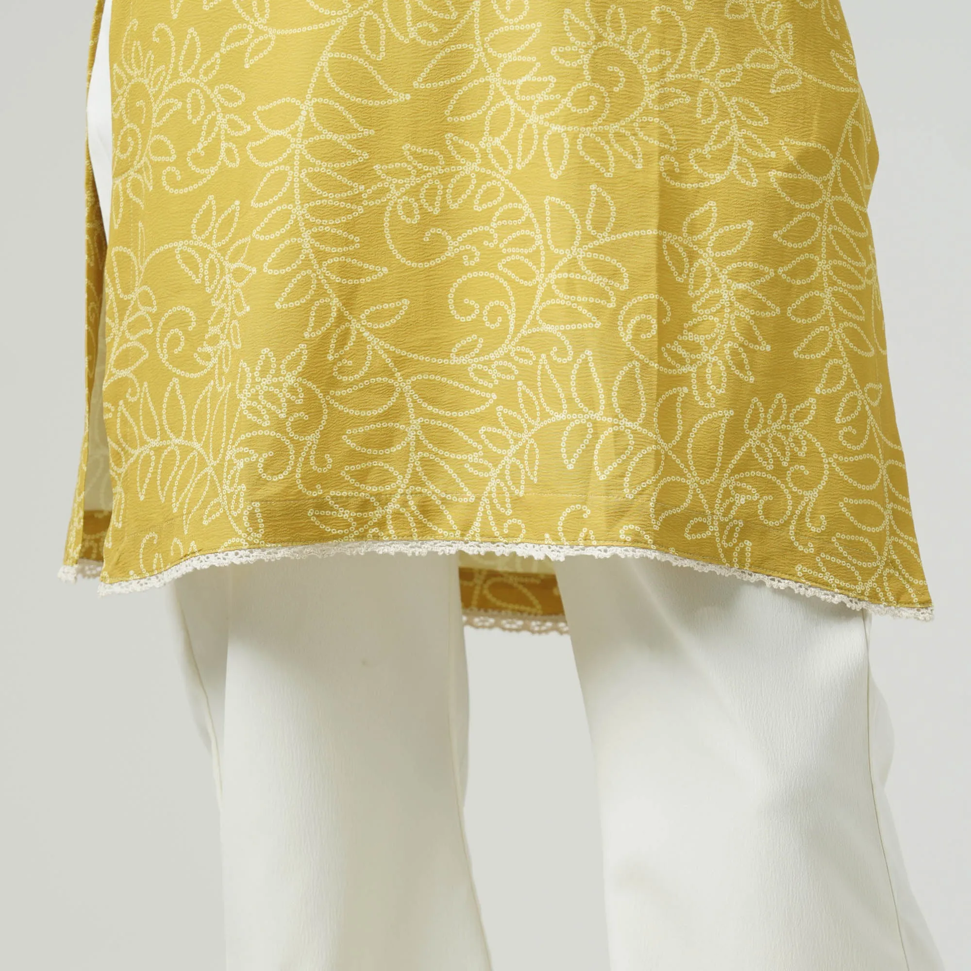 Womens Mustard Two Piece Set