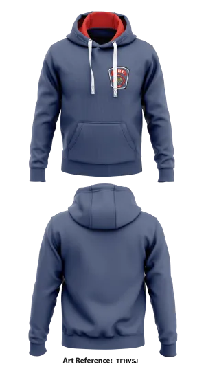 Woodland Fire Department Store 1  Core Men's Hooded Performance Sweatshirt - TFhV5J
