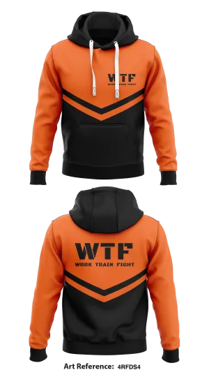 Work Train Fight WTF Store 1 Core Men's Hooded Performance Sweatshirt - 4RfDS4